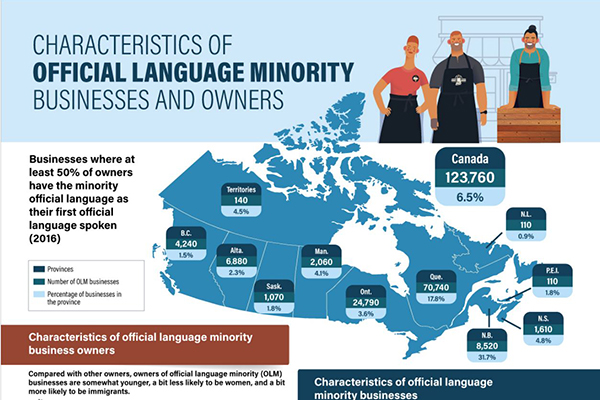 Characteristics of official language minority businesses and owners