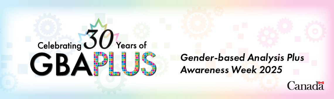 Celebrating 30 years of GBA Plus - Gender-based Analysis Plus Awareness Week 2025